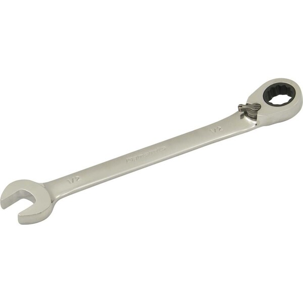 Tools 1/2" Reversible Combination Ratcheting Wrench